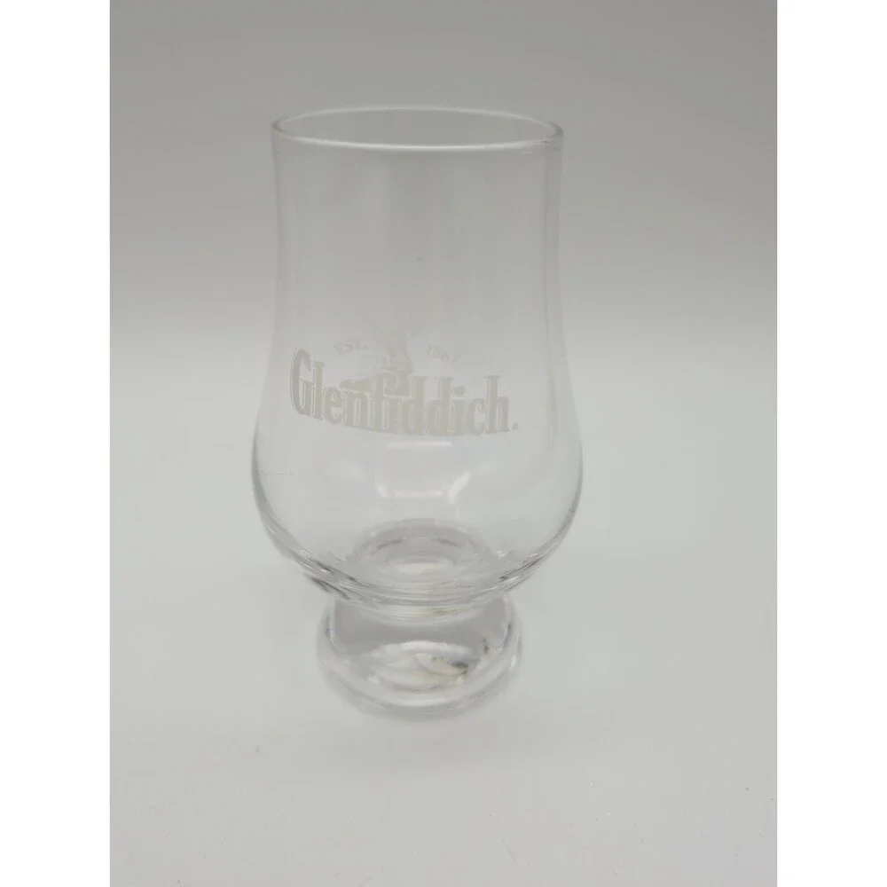 Glencairn Glenfiddich Scotch Whisky Glass Etched Stag Head